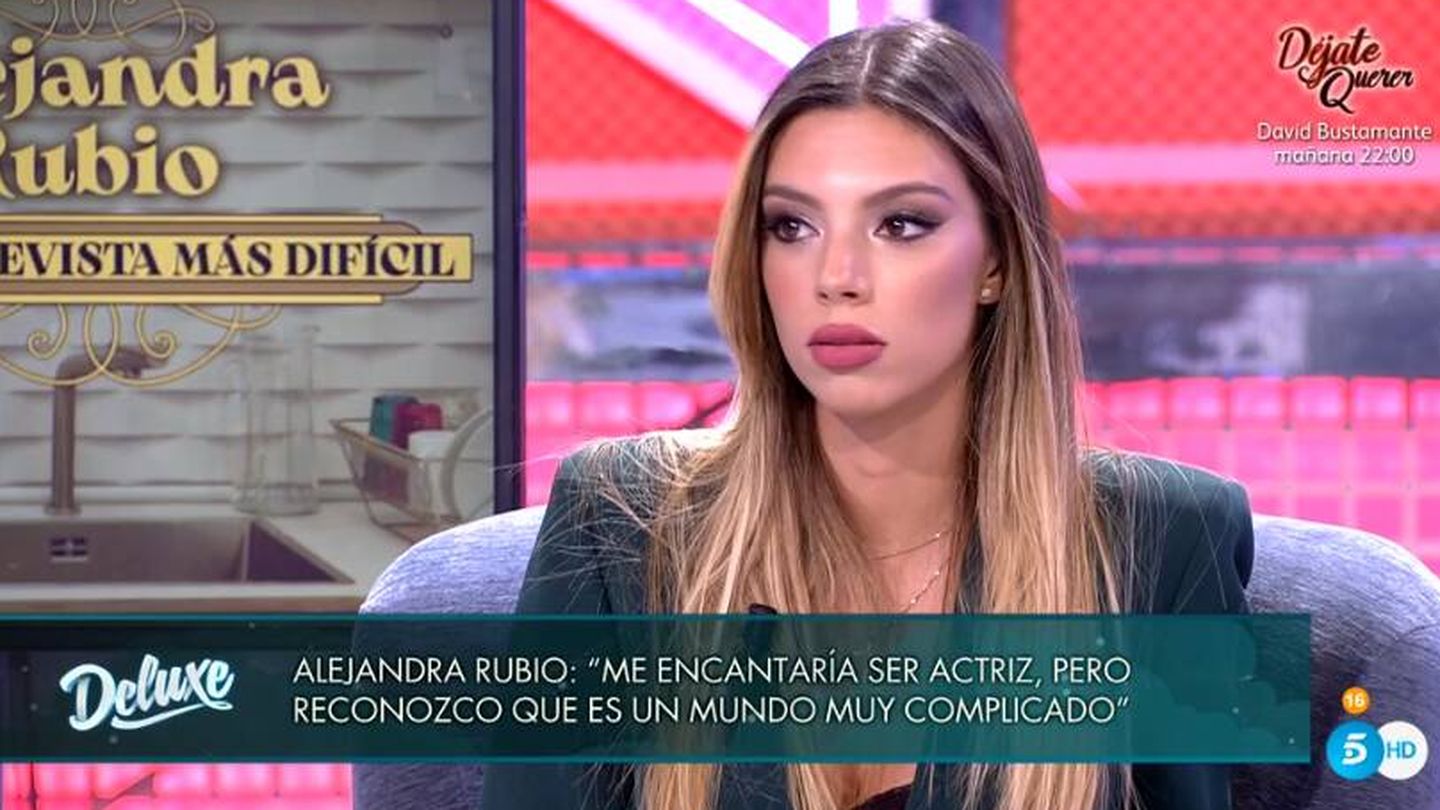 Alejandra Rubio en 'Viernes Deluxe'. (Mediaset)