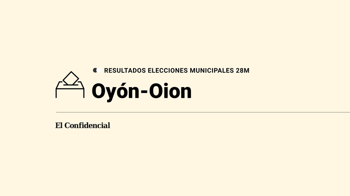 Ganador en directo y resultados en Oyón-Oion en las elecciones municipales del 28M de 2023
