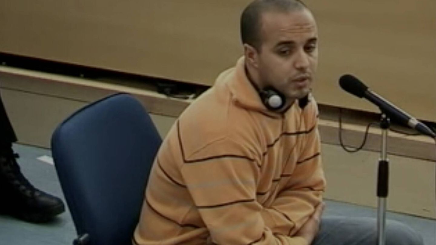 Mohamed Larbi Ben Sellam, durante el juicio del 11-M.