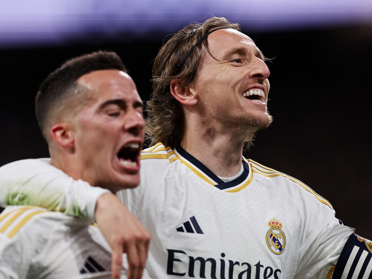 Foto: Luka Modric se reivindicó con un golazo. (Reuters/Violeta Santos Moura)