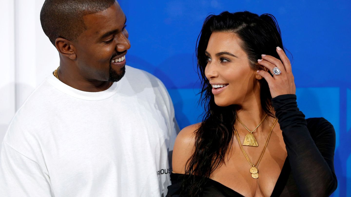 Kim Kardashian y Kanye West en 2016. (Reuters)