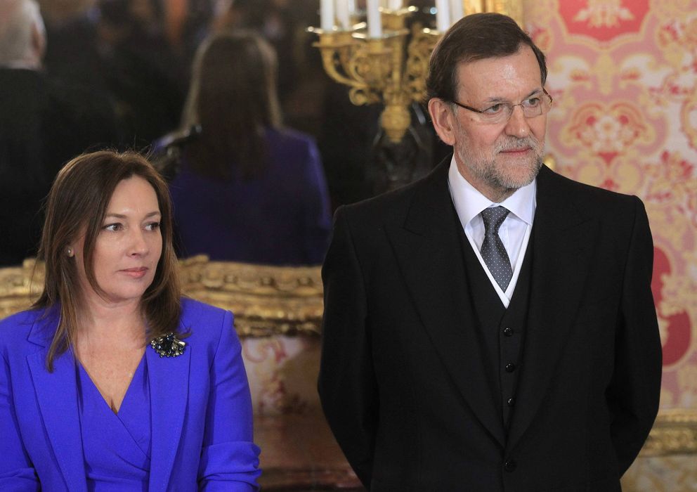 Foto: Mariano Rajoy y su esposa Elvira Fernández, en una imagen del pasado enero (Efe)