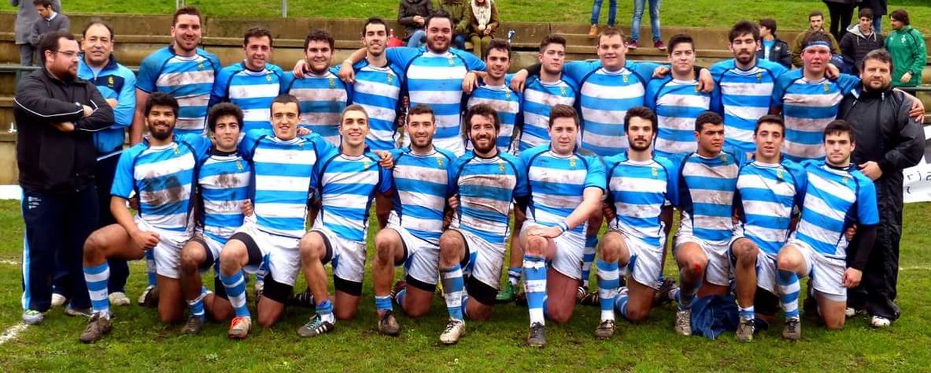 El Mokarrabe en la selección gallega de rugby.