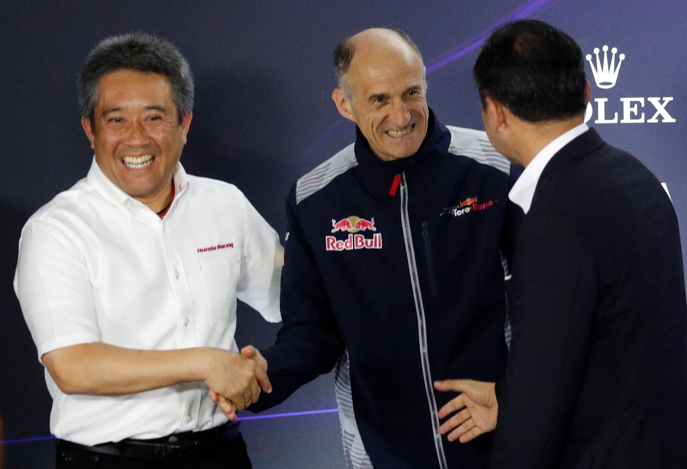 Red Bull y Honda comenzarán su asociación en la Fórmula 1 en 2018 a través de Toro Rosso. (Reuters)