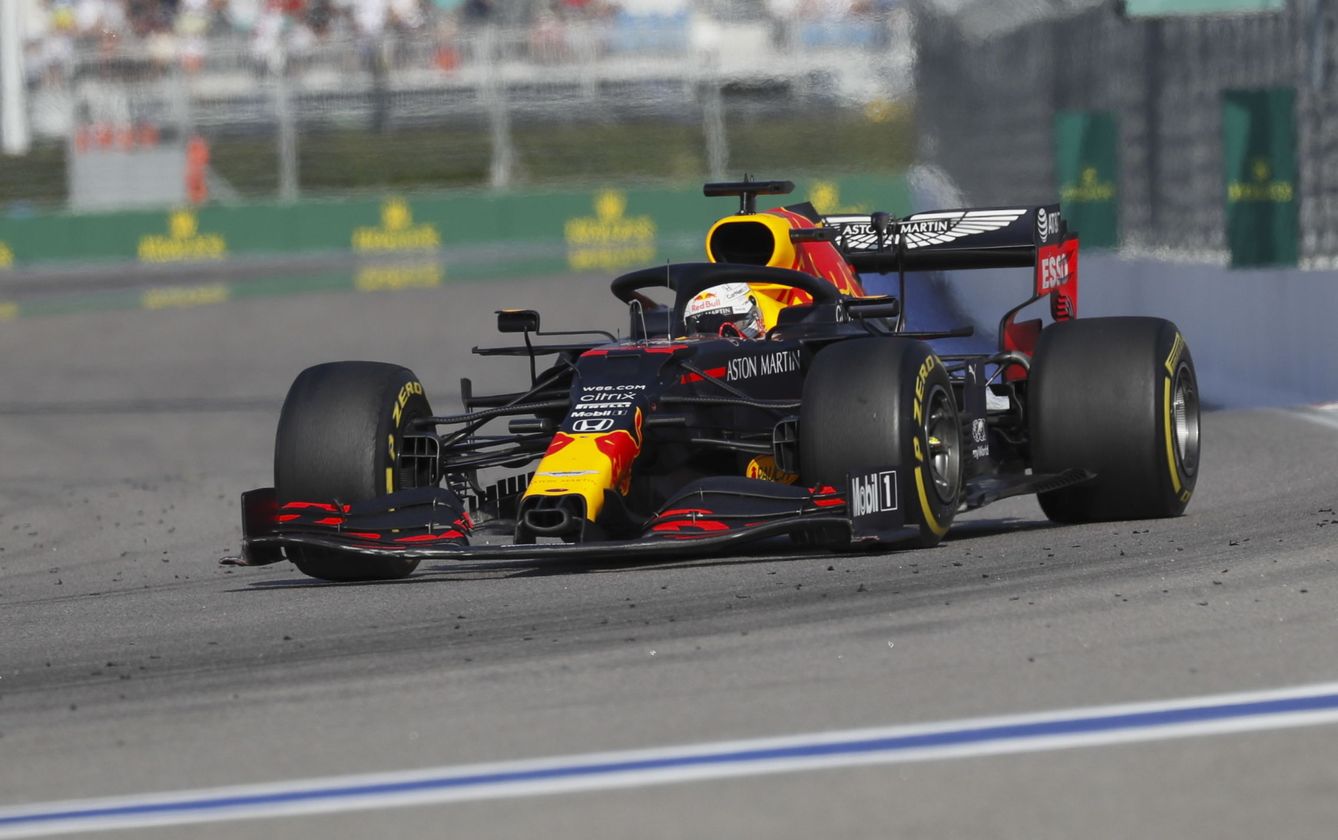 Max Verstappen durante el Gran Premio de Rusia. (EFE)