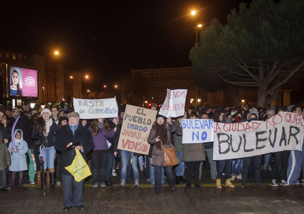 Foto: Manifestación contra el bulevar de Gamonal. (EFE)