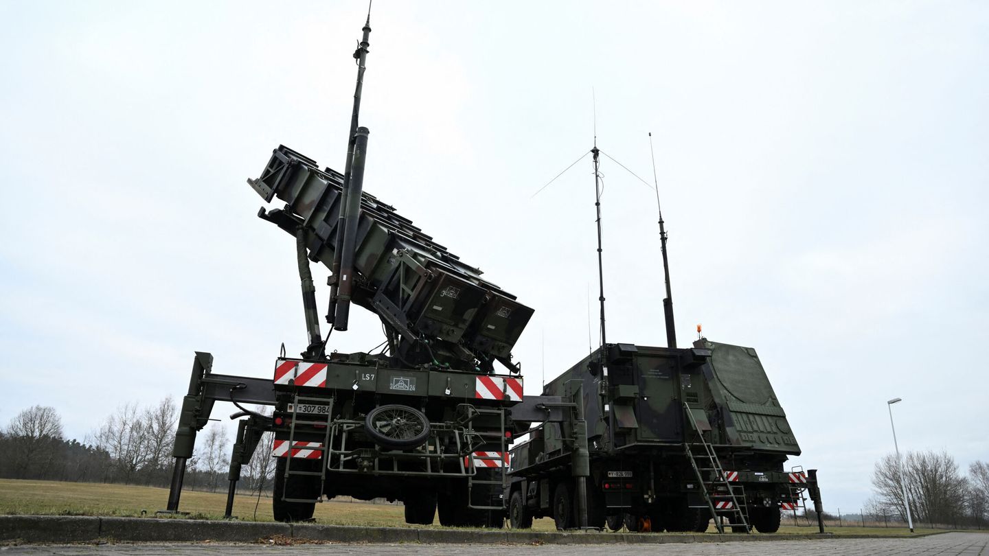A general view of a mobile defence surface-to-air missile system, Patriot, before it is transported to Poland from Gnoien, Germany January 23, 2023. REUTERS Annegret Hilse