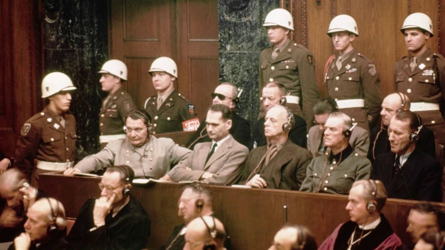 Jerarcas nazis acusados en los Juicios de Núremberg