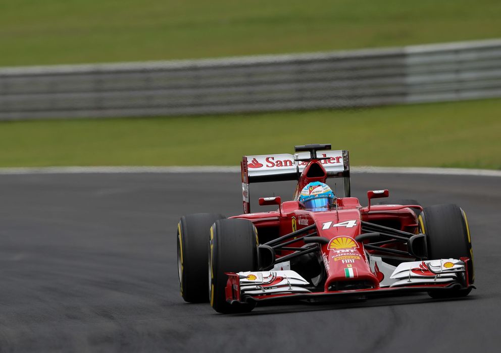 Foto: Fernando Alonso, este sábado, en el circuito de Interlagos.