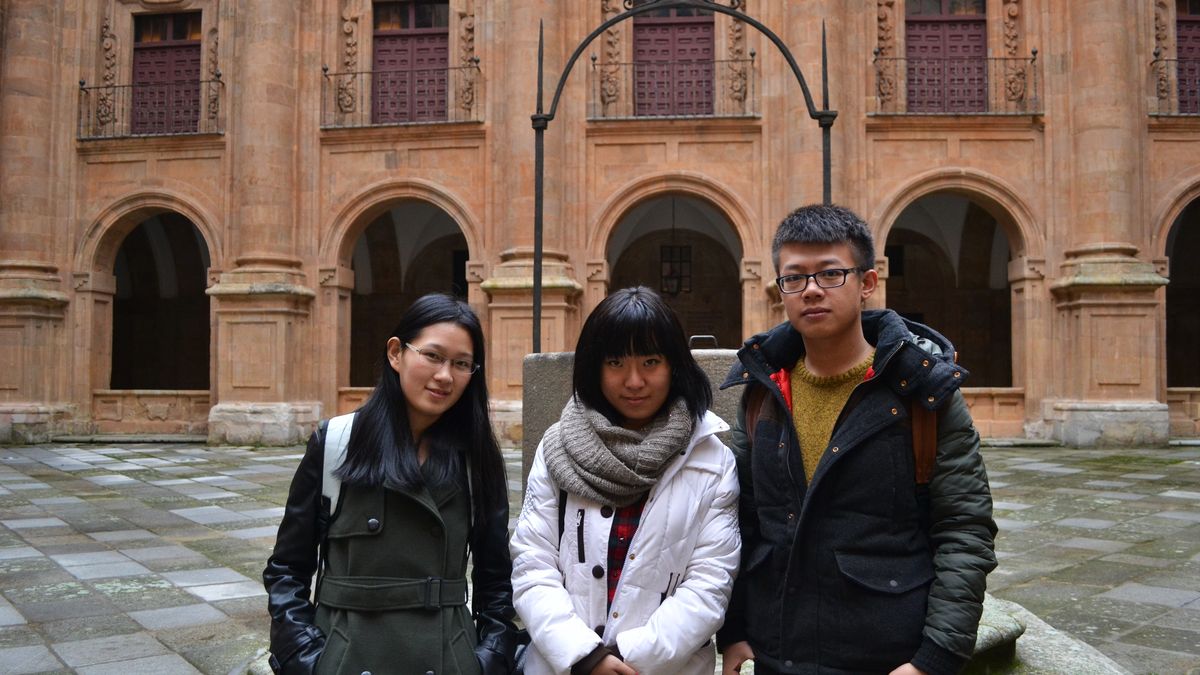Chinos en Salamanca: "Es más fácil hallar trabajo en China si estudias español"