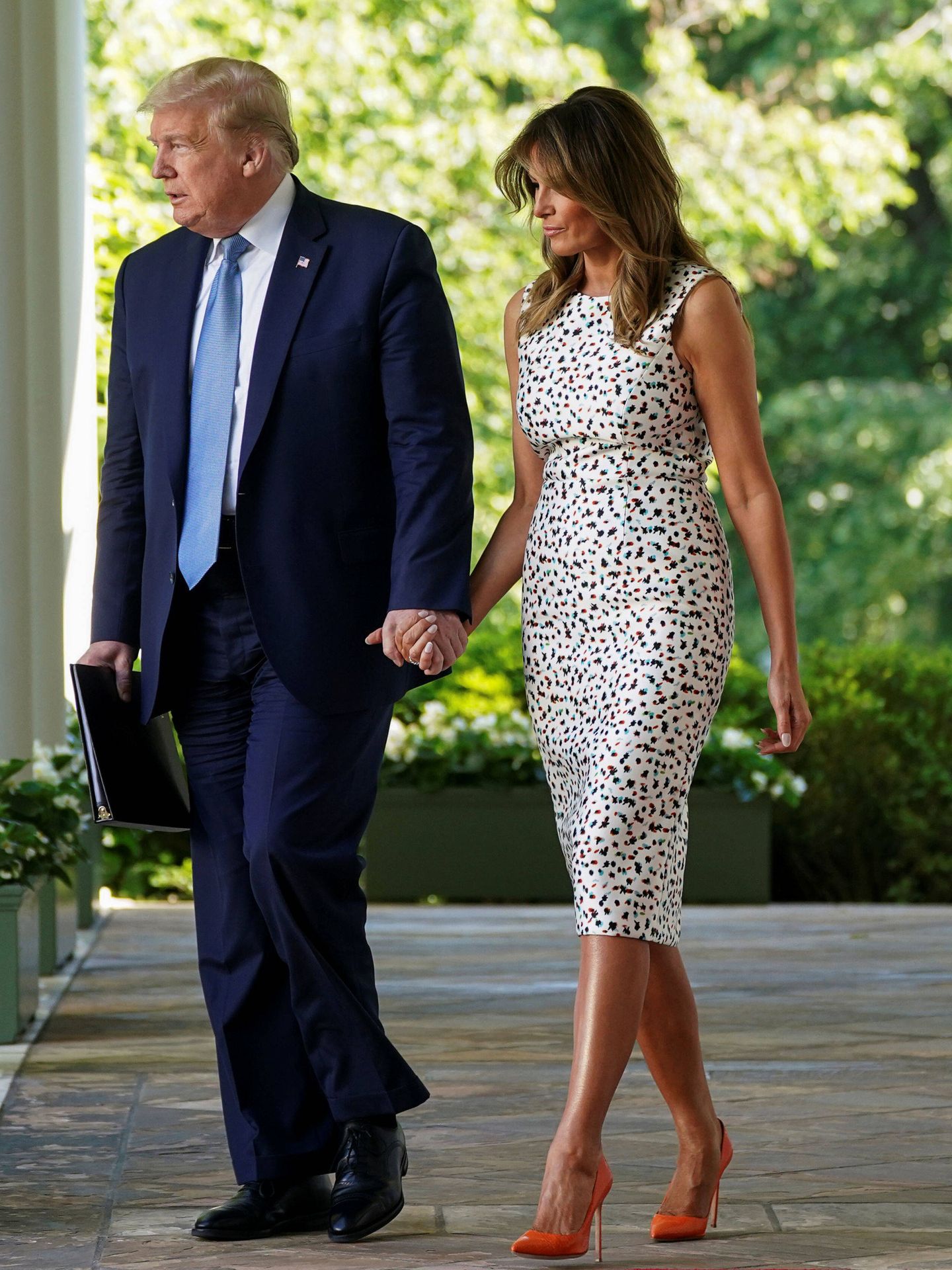 Donald y Melania Trump, en un evento en la Casa Blanca. (Cordon Press)