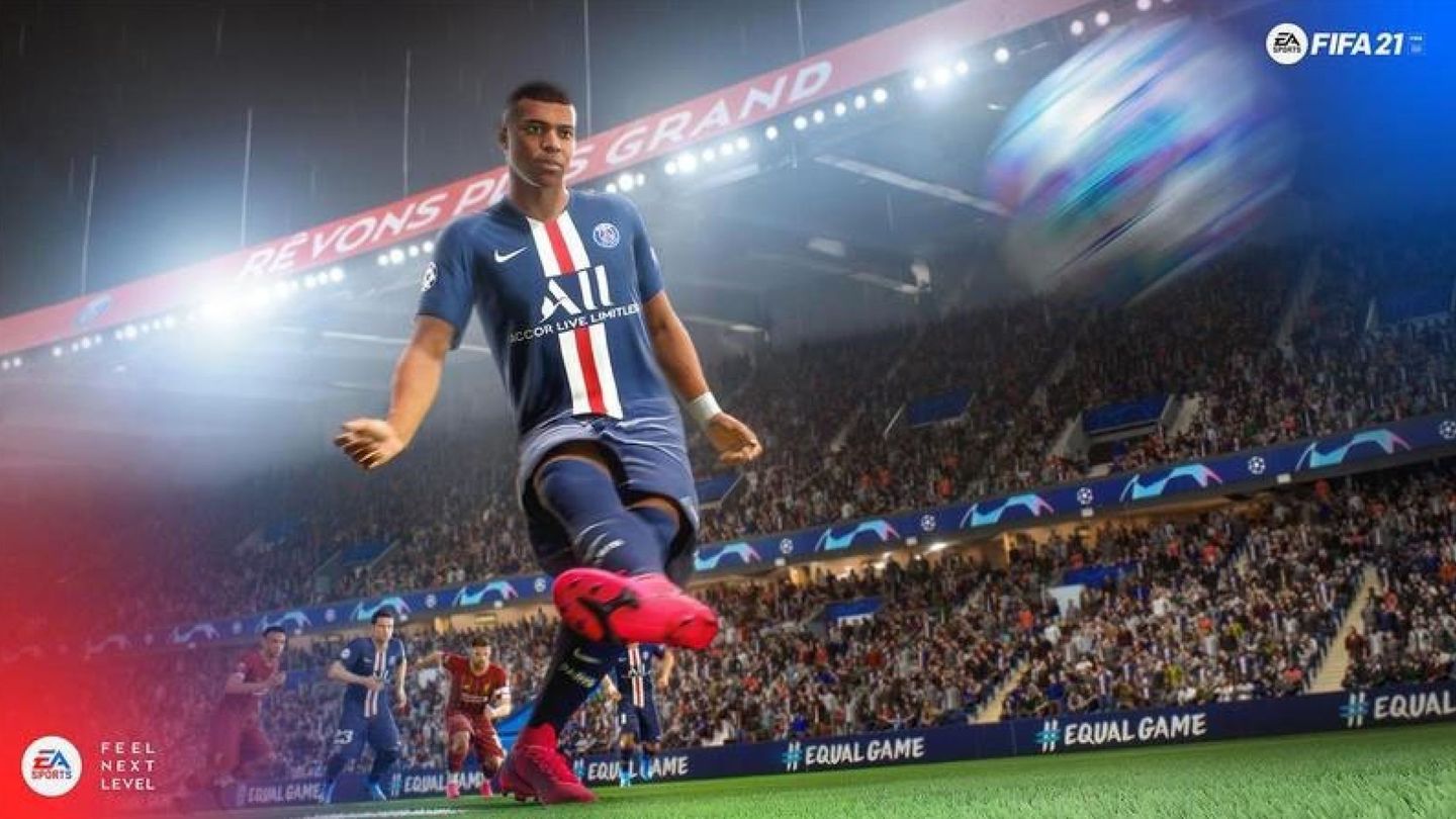 Fotograma cedido por EA Games que muestra una presentación del videojuego FIFA 21. (EFE)