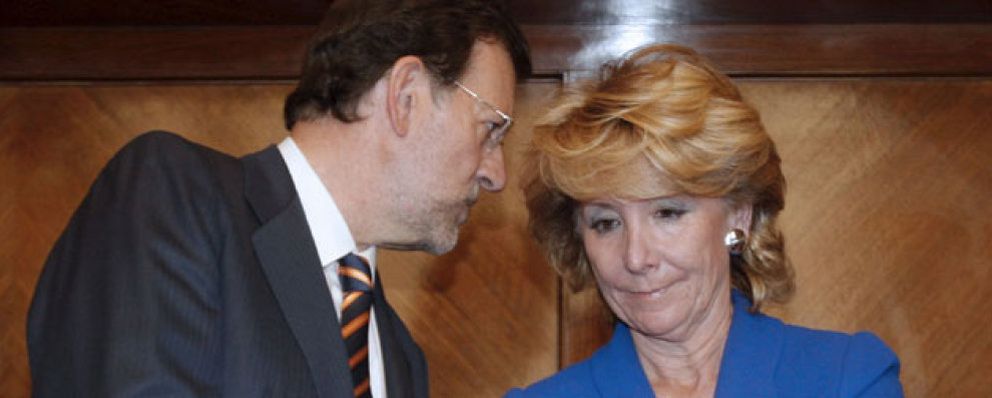 Foto: Rajoy pide a Aguirre la cabeza de los tres diputados del PP de Madrid imputados en la 'trama Gürtel'