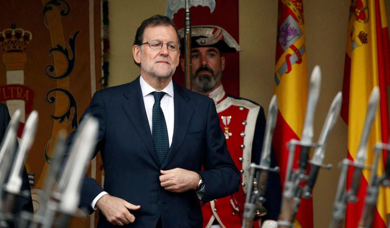 Mariano Rajoy, en el desfile del 12-O. (Reuters)