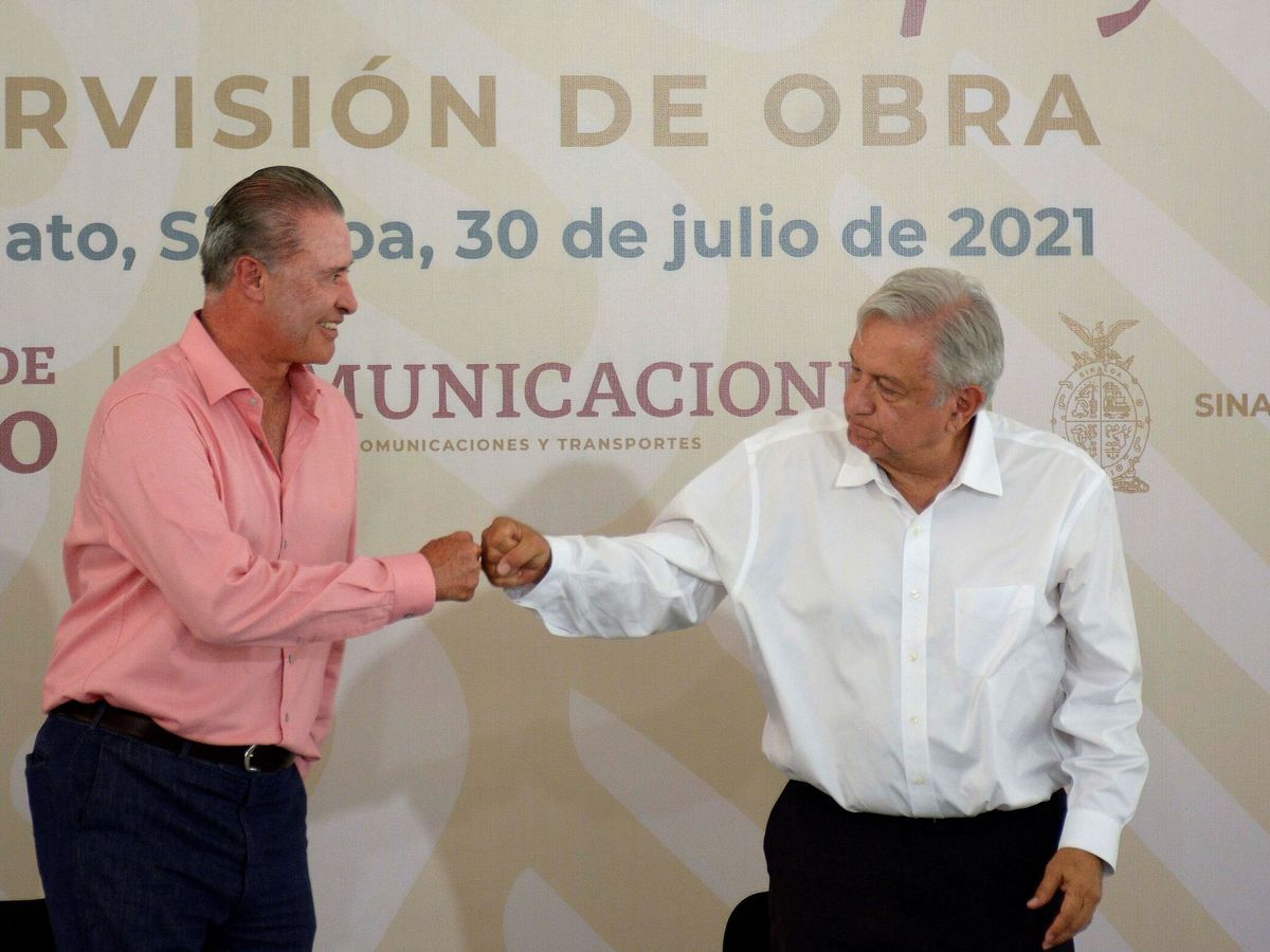 Foto: López Obrador, junto a Quirino Ordaz Coppel. (EFE)