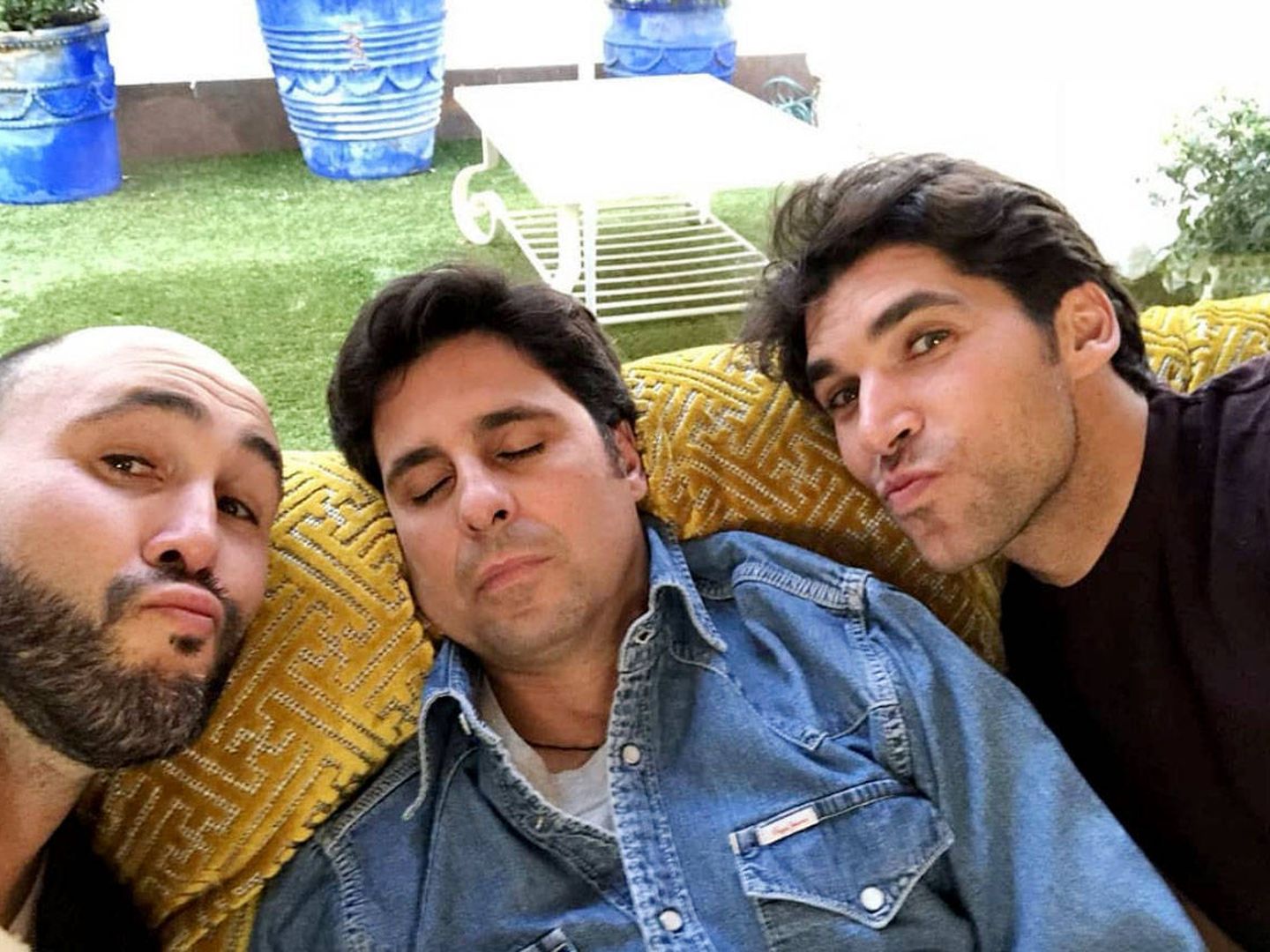 Los hermanos Rivera (Kiko, Francisco y Cayetano), en una imagen de Instagram. 