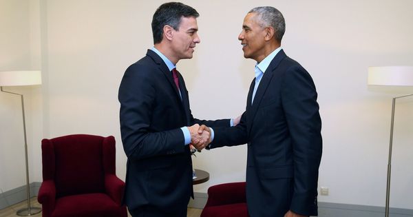 Foto: Pedro Sánchez, con Barack Obama, el pasado 6 de julio en Madrid. (EFE)