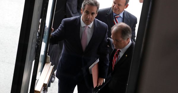 Foto: Michael Cohen a su llegada al Comité de Inteligencia del Senado en Washington, el pasado septiembre de 2017. (Reuters)