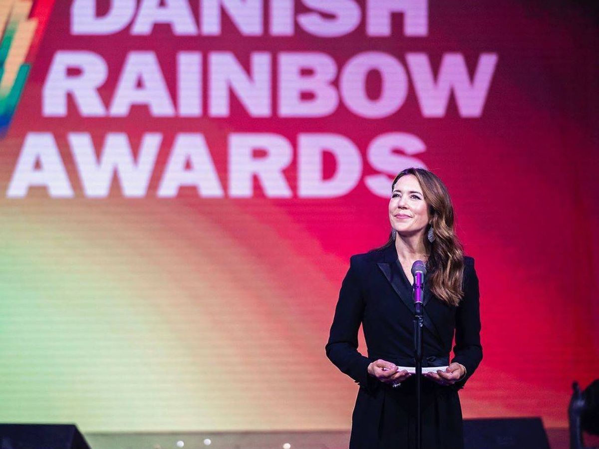 Foto: La princesa Mary, en la entrega de los Danish Rainbow Awards. (Instagram: @detdanskekongehus)