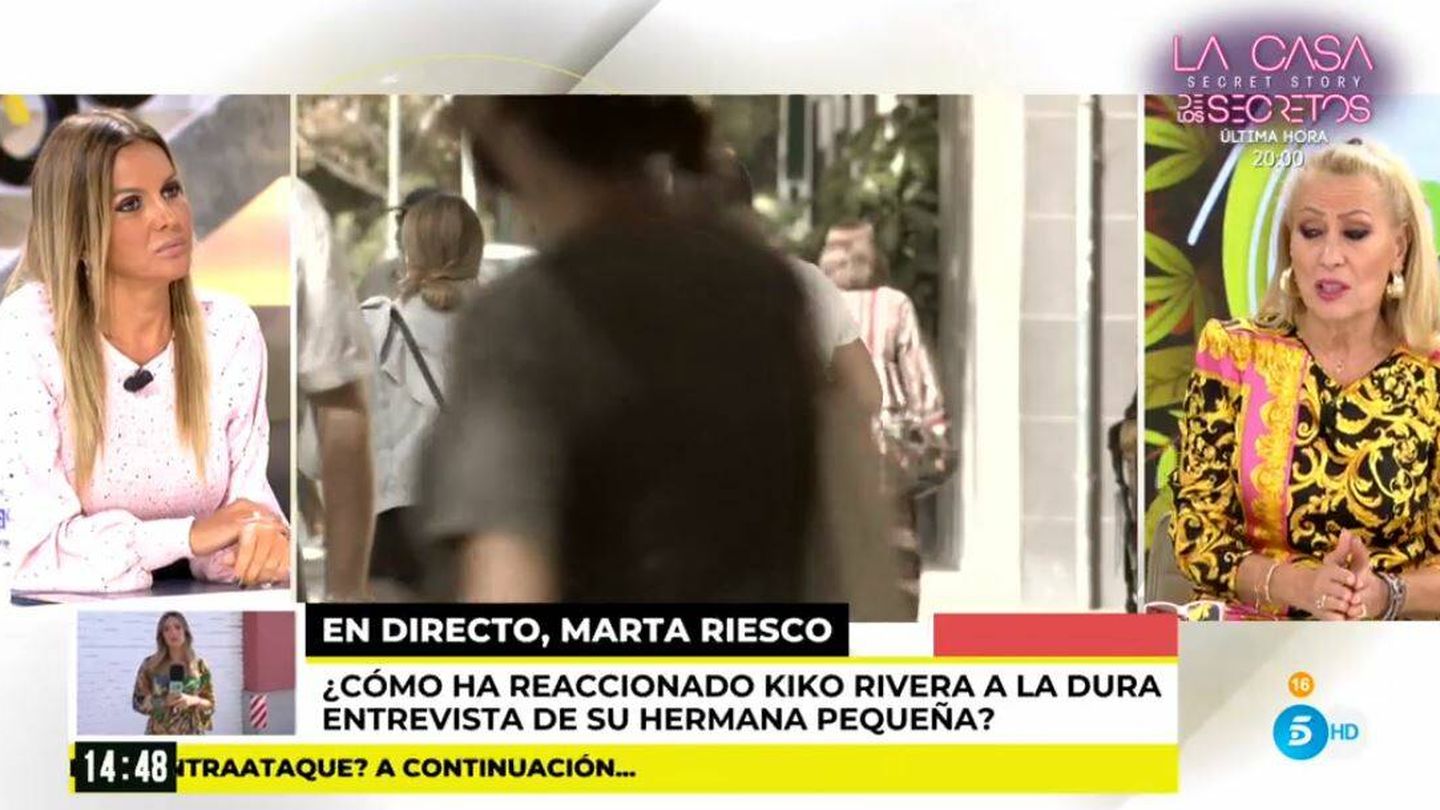 Marta López y Rosa Benito, en 'Ya es mediodía'. (Mediaset España)