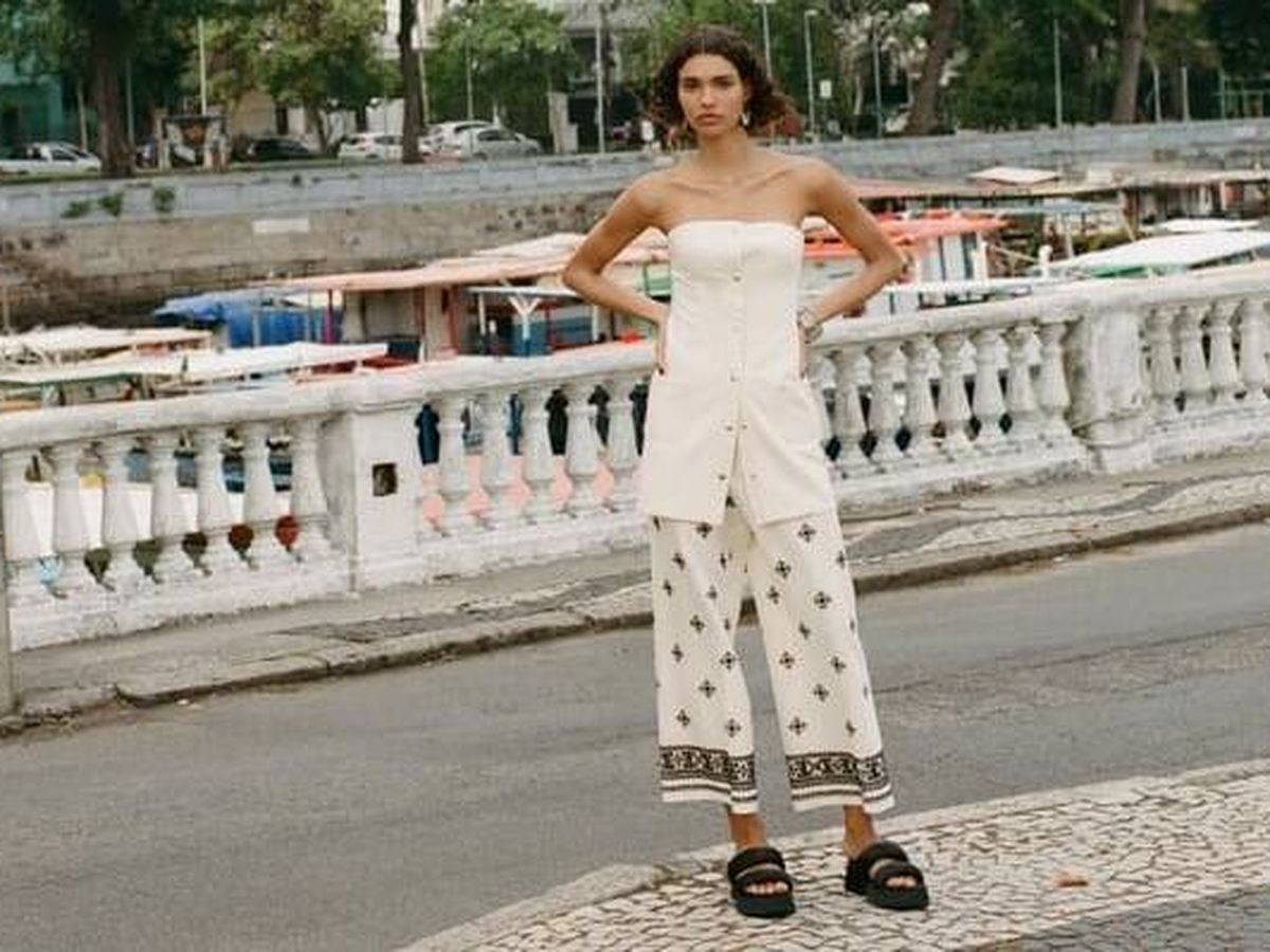 Foto: Los pantalones culotte de Zara que arrasan en redes sociales. (Cortesía)