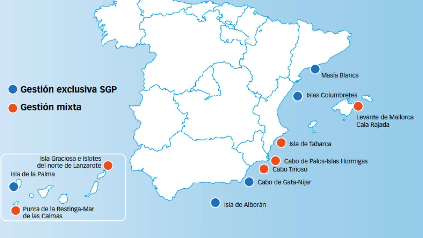 Reservas marinas españolas. (lamoncloa.gob.es)