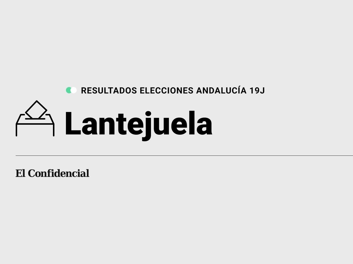 Foto: Resultados en Lantejuela, Sevilla, de las elecciones de Andalucía 2022 este 19-J (C.C./Diseño EC)