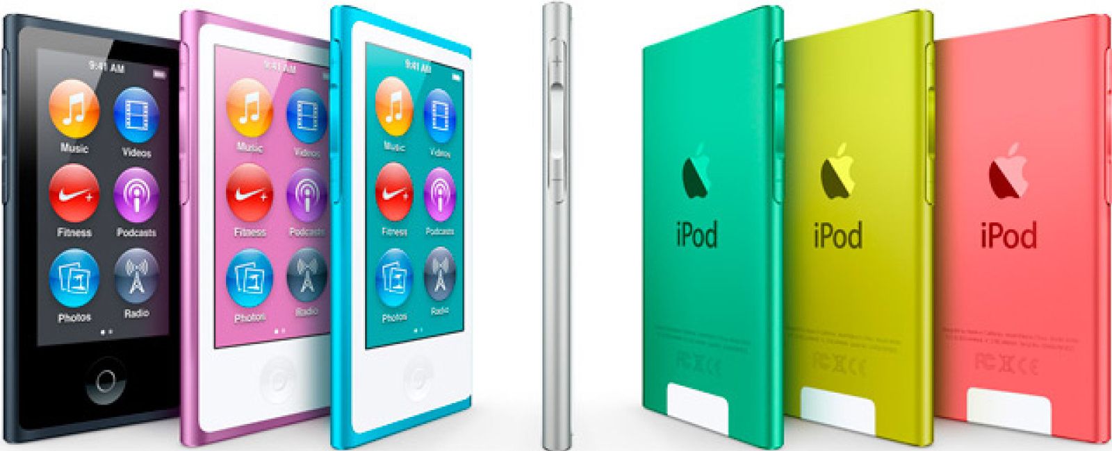 Foto: Más independencia, menos peso: así es la nueva gama de iPod Nano de Apple