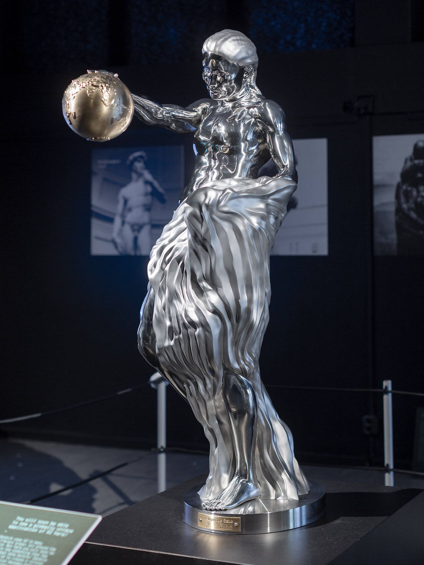 La estatua imposible en el Museo de Tecnología de Estocolmo. (Anna Gerdén, National Museum of Science and Technology Stockholm)