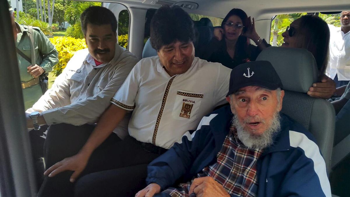 Nicolás Maduro y Evo Morales se unen a Fidel Castro por su cumpleaños