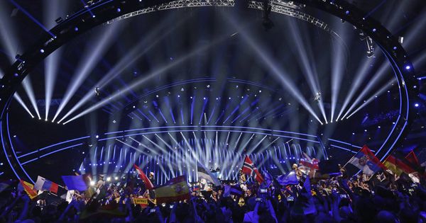 Foto: El escenario de Eurovisión durante la final. (Gtres)