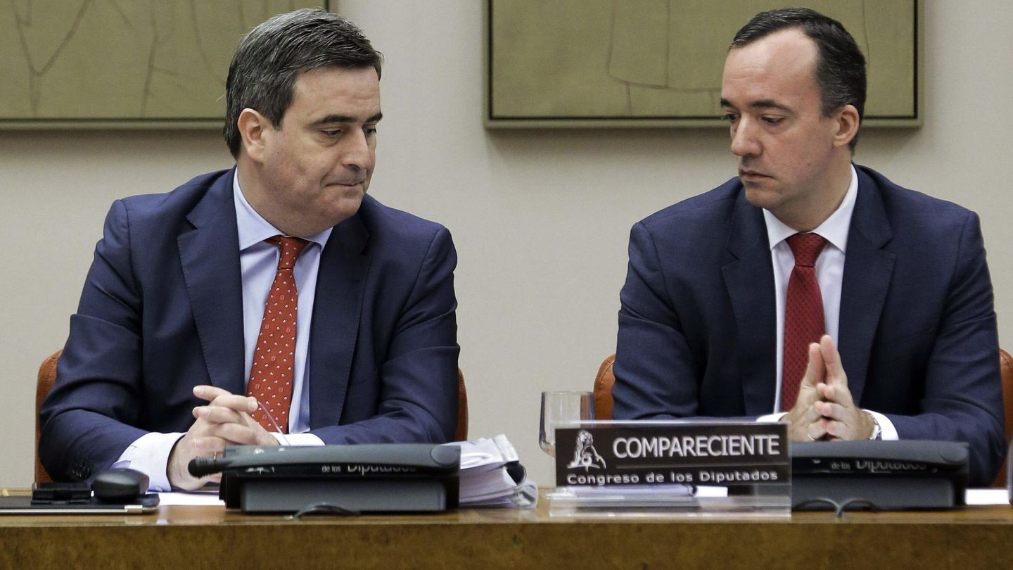 Comparecencia de Francisco Martínez y Miguel Cardenal, presidente del CSD. (Efe)