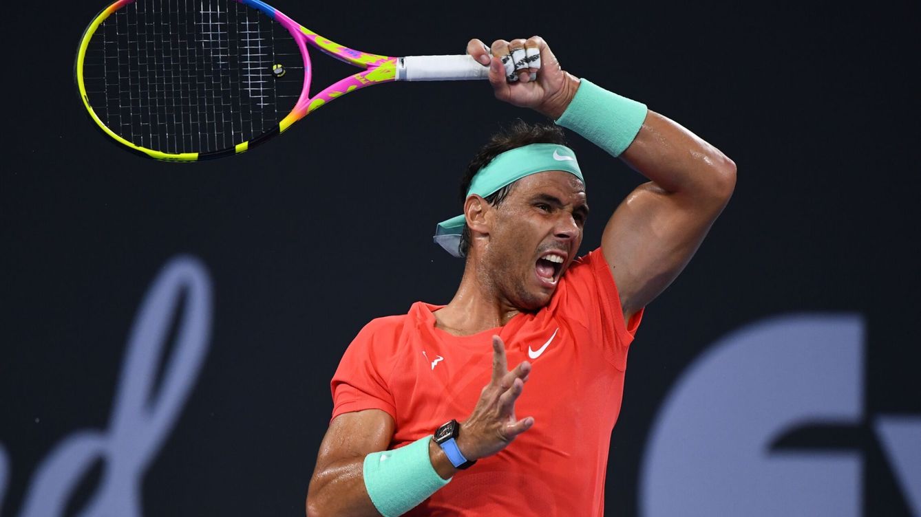 Foto: Resultado Nadal - Thompson, en directo: partido de cuartos de final en Brisbane (AAP Image/Jono Searle)