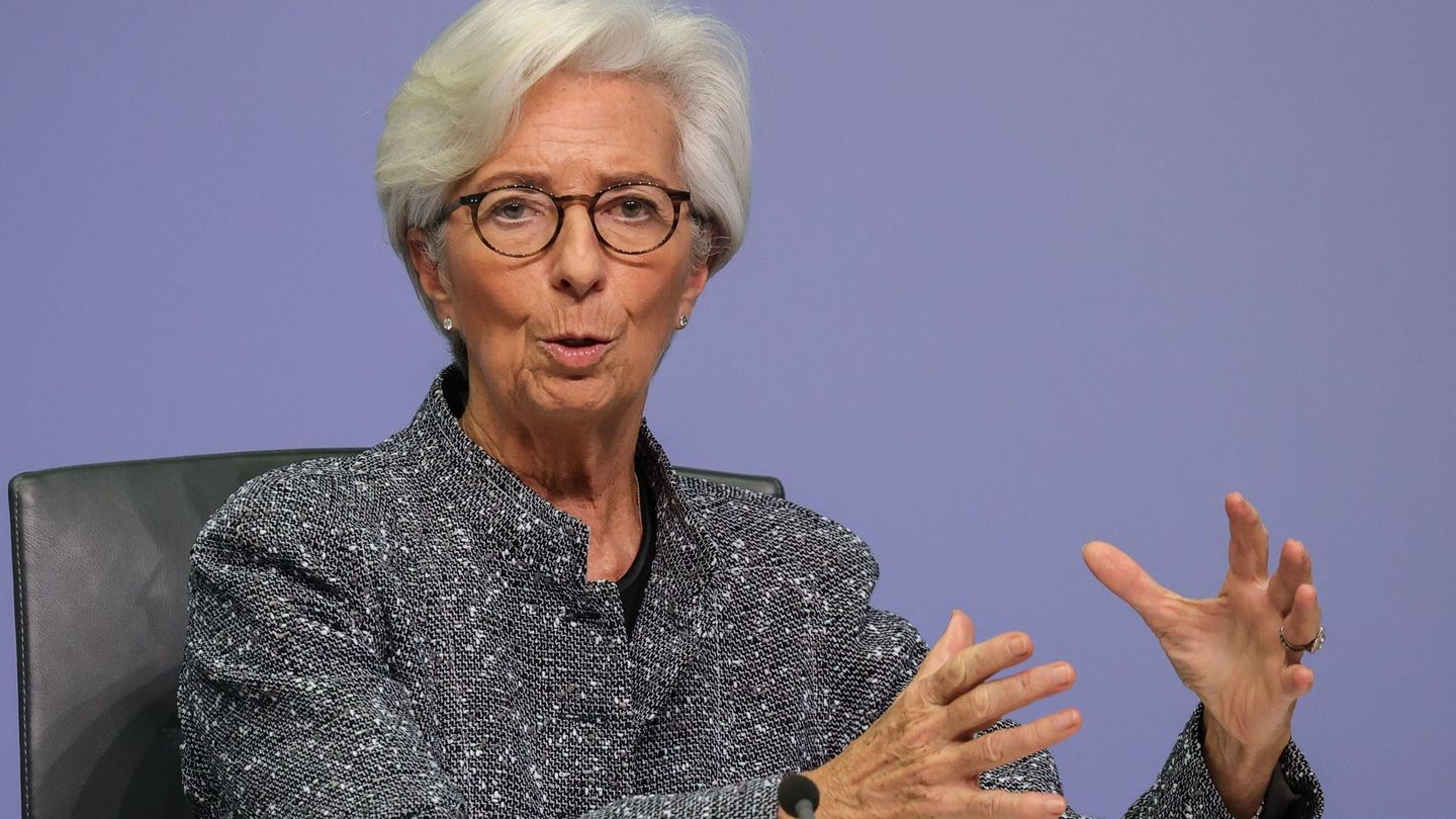 Christine Lagarde, presidenta del BCE. (EFE)