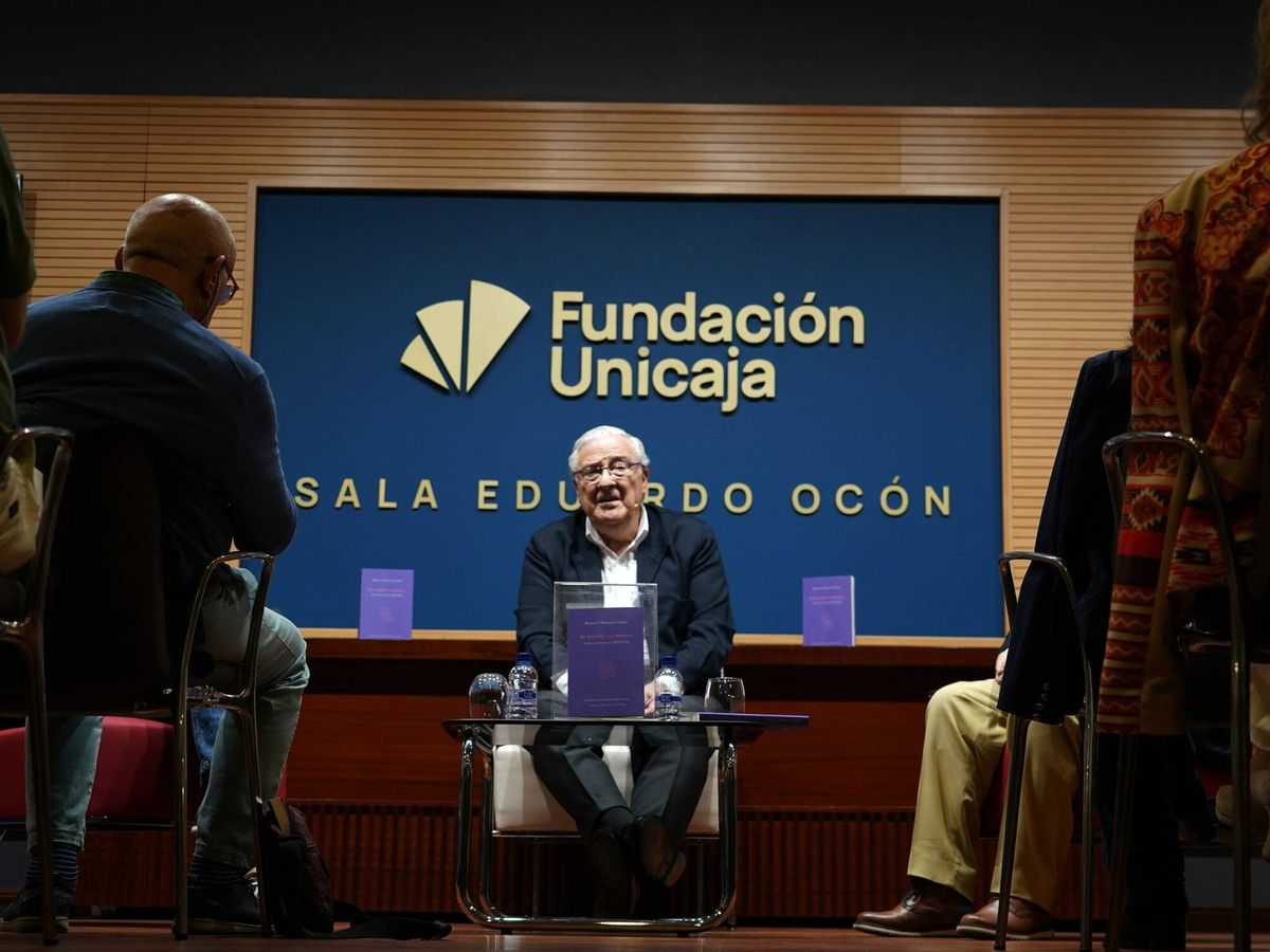 Foto: Mariano Vergara en la Fundación Unicaja. (Unicaja)