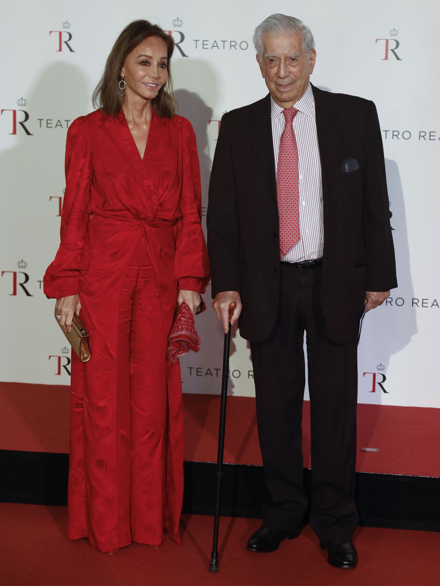Isabel Preysler y Mario Vargas Llosa, en el Teatro Real. (EFE/Juanjo Martín)