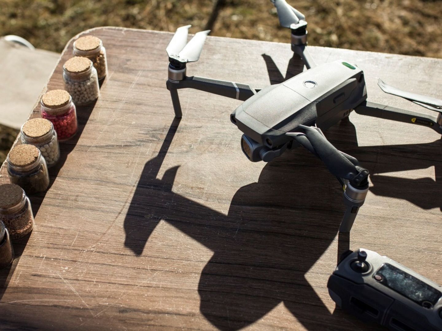El uso de drones para la reforestación es iniciativa de CO₂ Revolution. (EFE/Ana Tuñas)