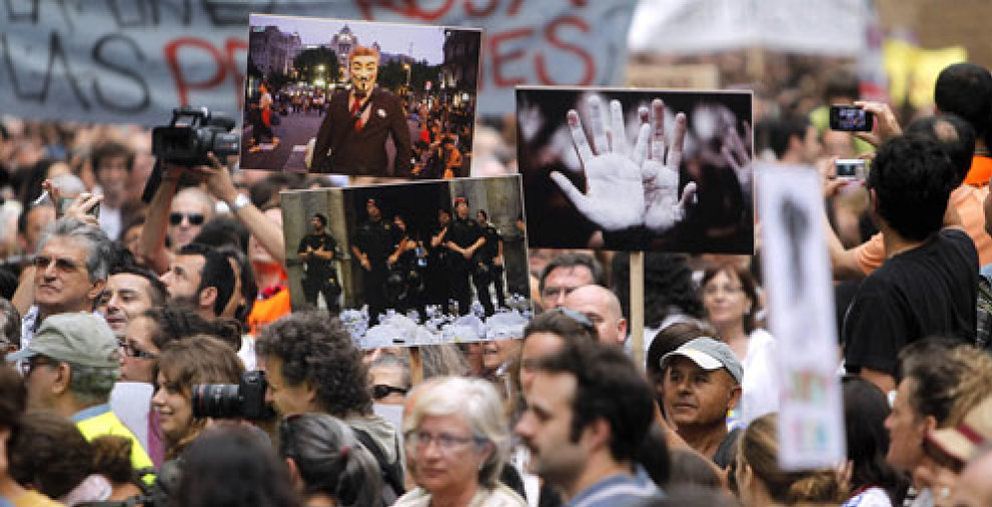 Foto: Multitudinaria marcha pacífica en Barcelona
