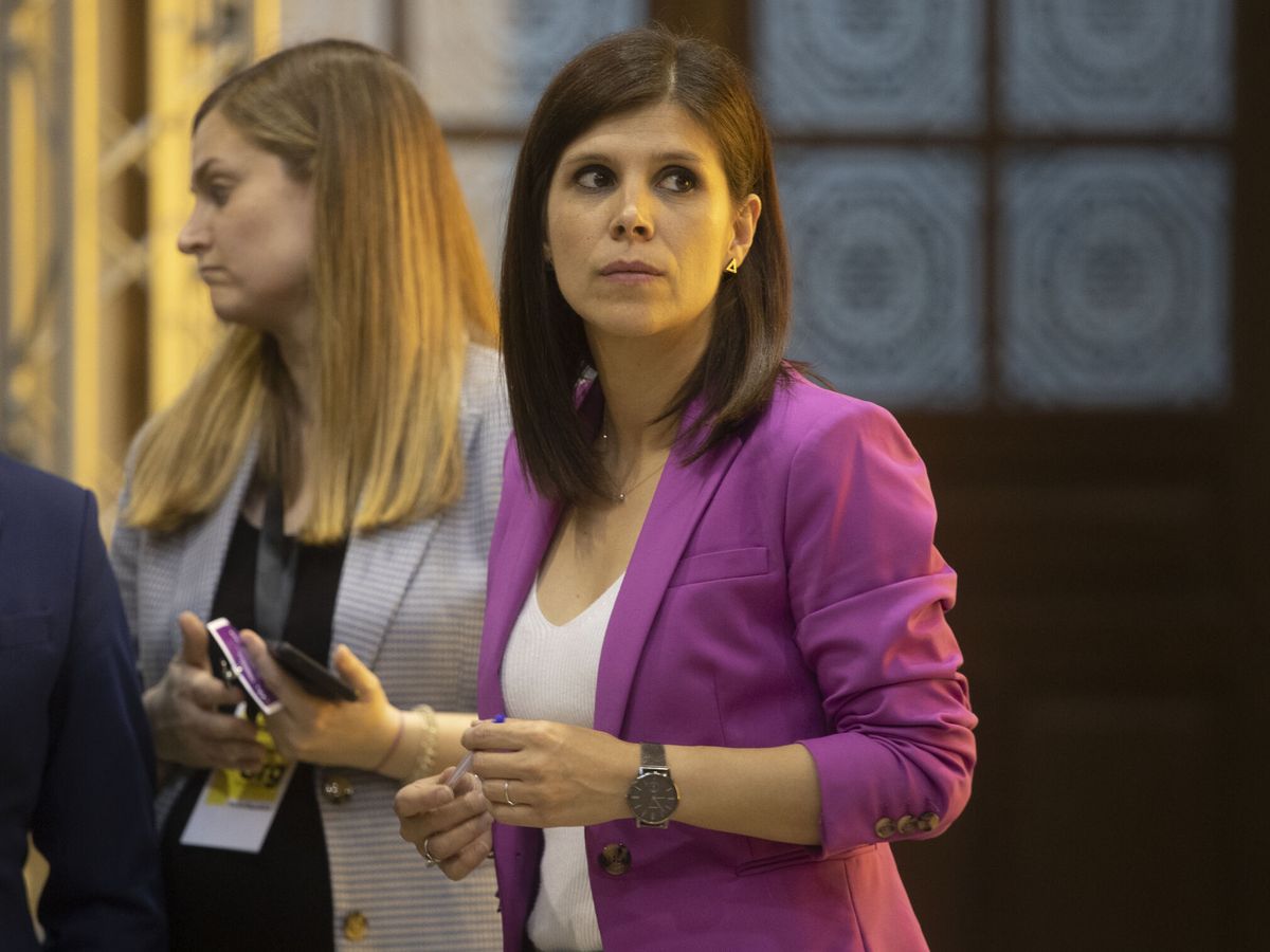Foto: La secretaria general adjunta y portavoz de Esquerra, Marta Vilalta. (EFE/Marta Pérez)