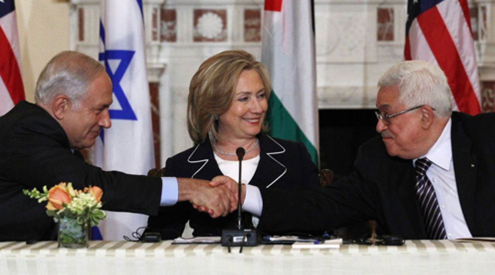 Foto: Netanyahu y Abás acuerdan reunirse cada 15 días por "una paz duradera"