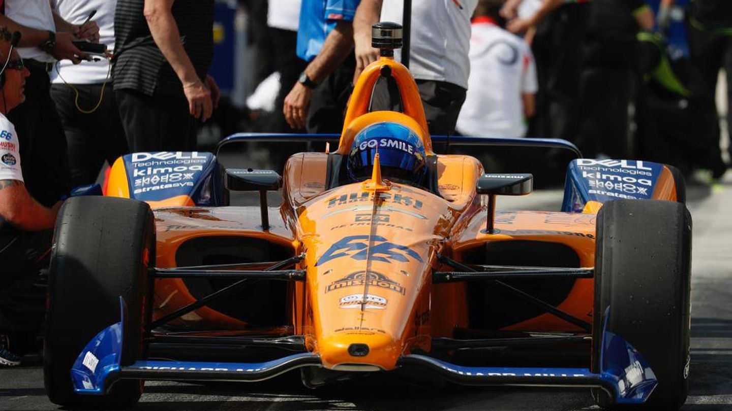 Fernando Alonso no se metió entre los 33 clasificados para las 500 Millas de Indianápolis. (Foto: McLaren)