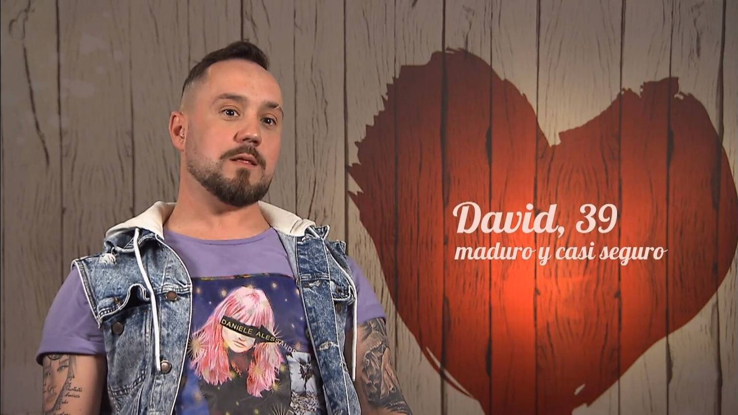 David, concursante de 'First Dates'. (Mediaset España)