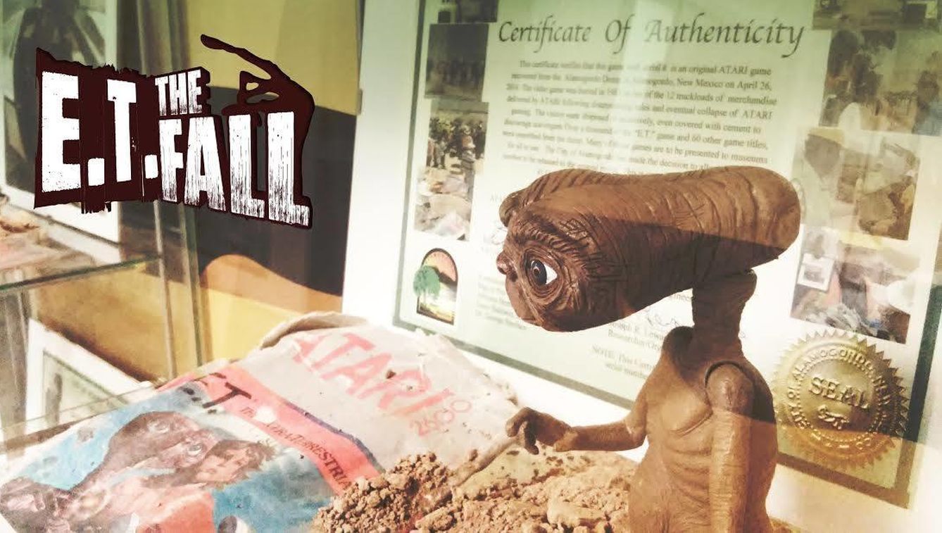La exposición E.T. el declive: tesoros enterrados de Atari (Foto: VIGAMUS)