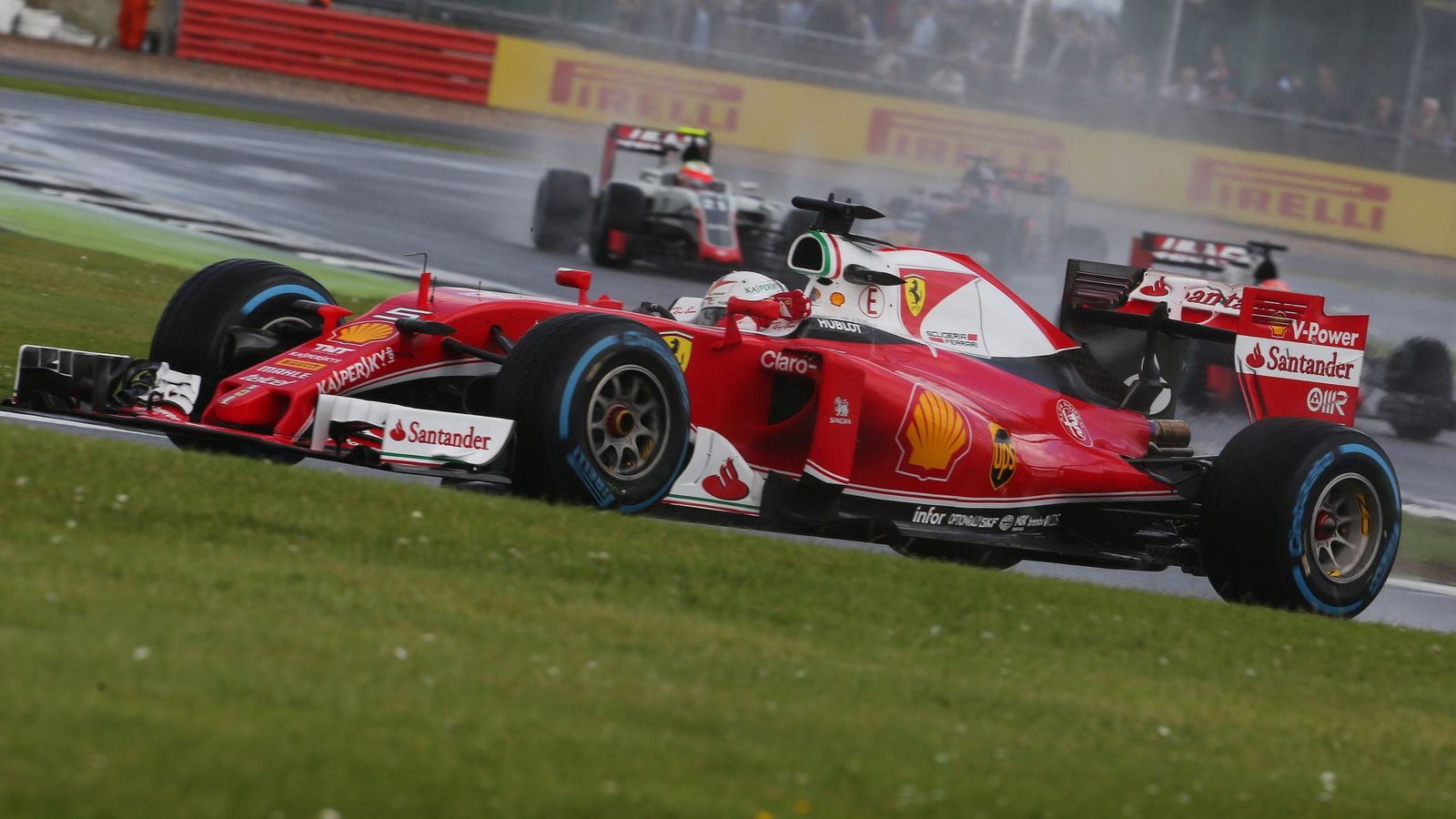 Foto: Sebastian Vettel en el pasado GP de Gran Bretaña.