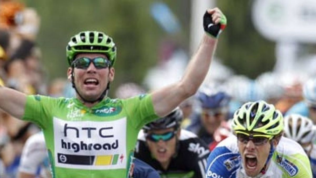 Cavendish firma su cuarto triunfo de etapa y Contador sigue séptimo a cuatro minutos de la cabeza