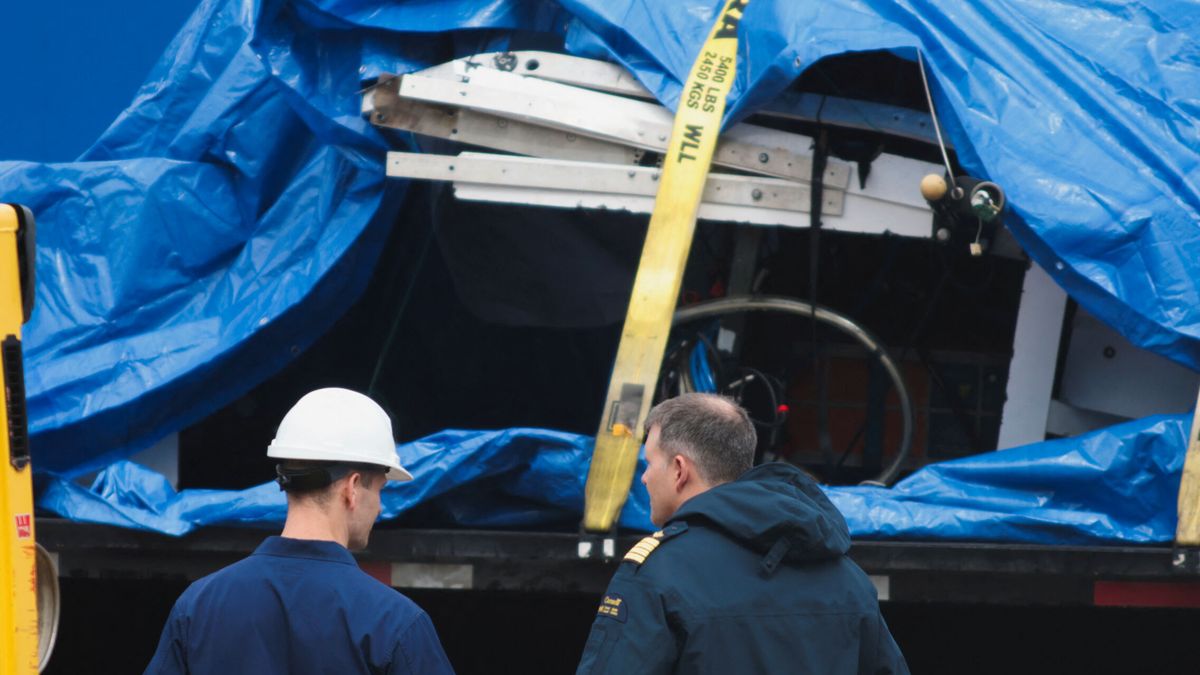Hallan posibles restos humanos de la tripulación del Titan entre los escombros del submarino del Titanic