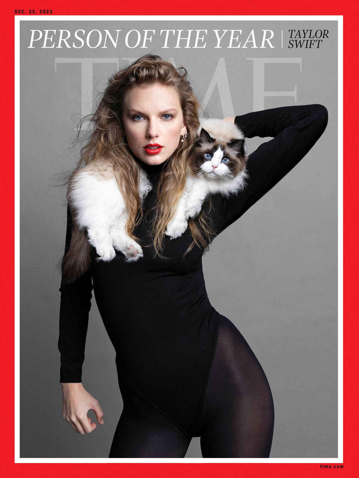 Taylor Swift, en la portada de la revista 'Time'. (Inez and Vinoodh para 'Time Handout' via Reuters).