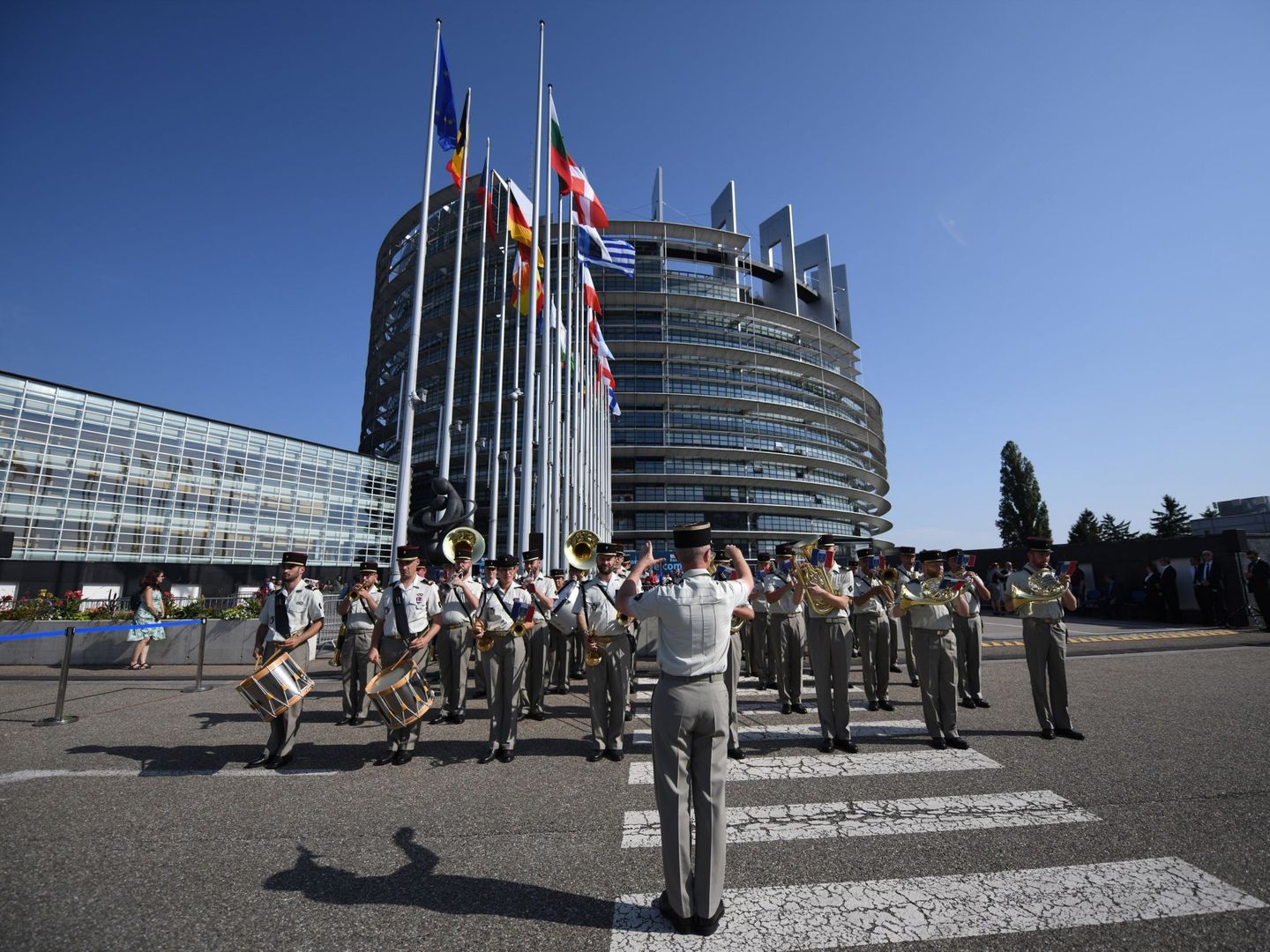 El edificio Louise Weiss, sede del Parlamento Europeo, en Estrasburgo.