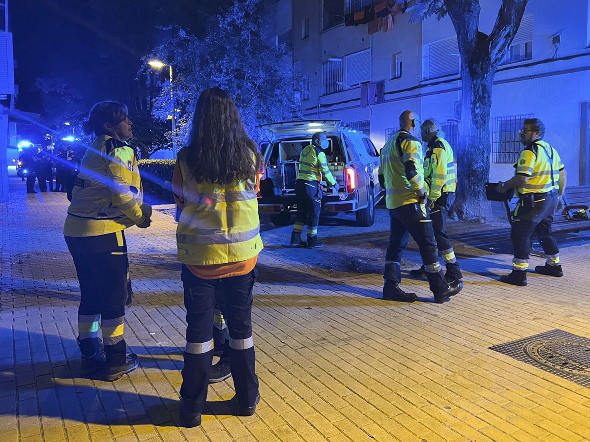 Foto:  Efectivos del SAMUR-Protección Civil. (EFE/Emergencias Madrid)