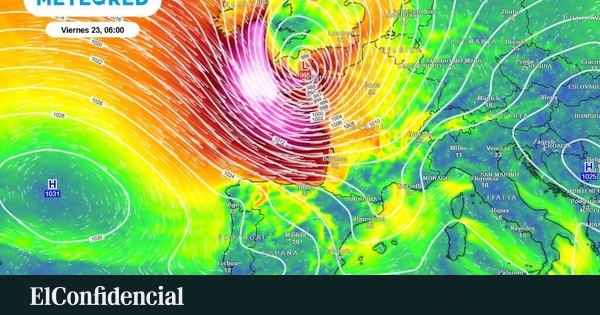 La borrasca Austen golpea España y la Aemet avisa: fuertes vientos, lluvias y olas de hasta 8 metros en estas zonas